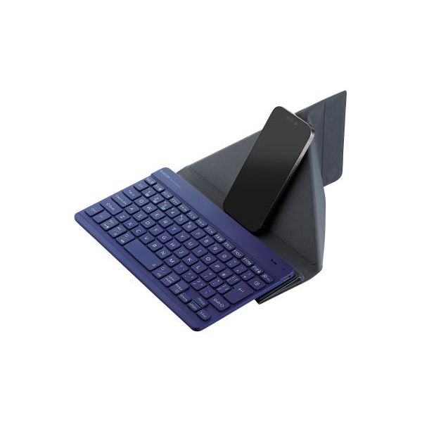 エレコム 充電式Bluetooth Ultra slimキーボード Slint ブルー TK-TM15BPBU