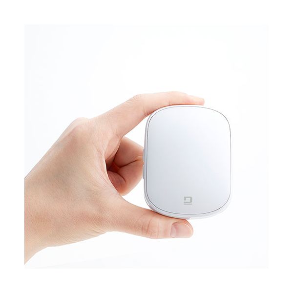 ナカバヤシ Digio 無線充電式スライド静音5ボタンBlueLEDマウス ホワイト MUS-RKF235W