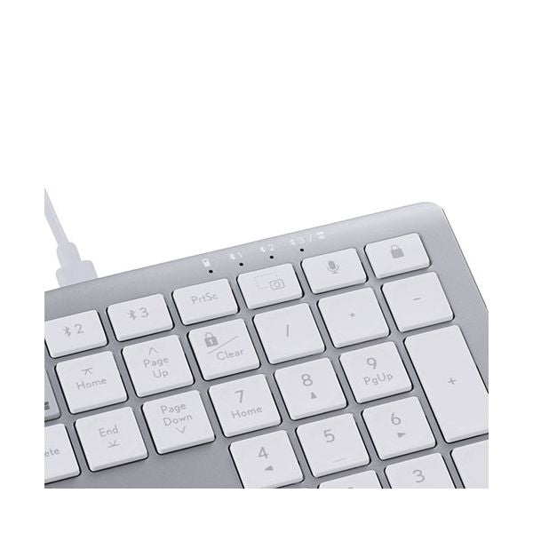 エレコム Precisionist USB無線/Bluetooth薄型フルキーボード ホワイト TK-PN10FMPWH