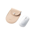エレコム マウス／Bluetooth／4ボタン／薄型／充電式／3台同時接続／ホワイト M-TM15BBWH