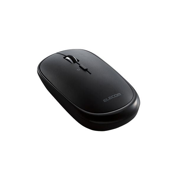 エレコム マウス／Bluetooth／4ボタン／薄型／充電式／3台同時接続／ブラック M-TM15BBBK
