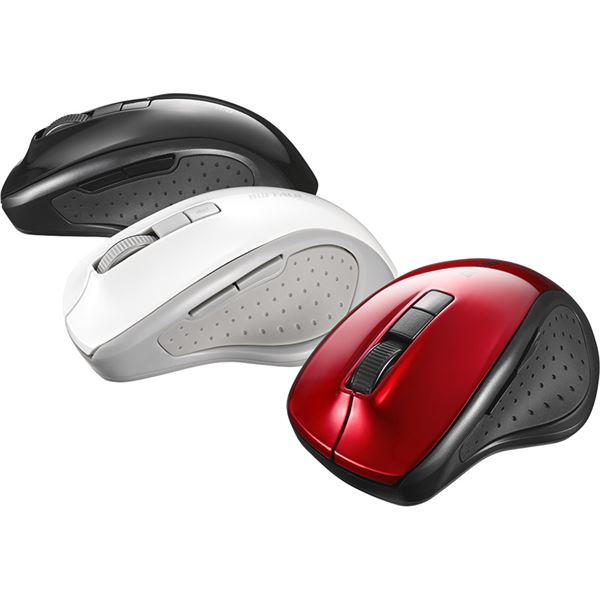 バッファロー 5ボタン Bluetooth5.0 BlueLED マウス ブラック BSMBB300BK