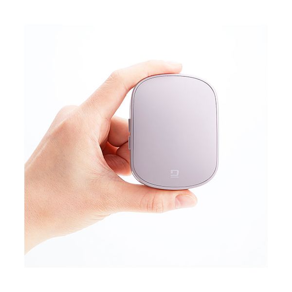 ナカバヤシ Digio 無線充電式スライド静音5ボタンBlueLEDマウス スモーキーピンク MUS-RKF235P