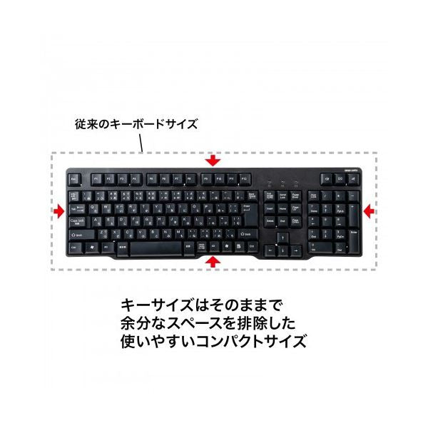 （まとめ） サンワサプライUSBキーボード ブラック SKB-L1UBKN 1台 【×3セット】