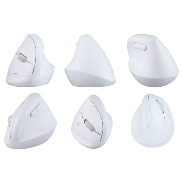 Digio2 無線 ミニエルゴ静音マウス 5ボタン／BlueLED [PICK！] MUS-RKF222W ホワイト