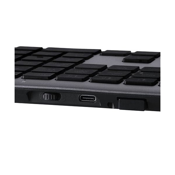 エレコム Precisionist USB無線/Bluetooth薄型フルキーボード ブラック TK-PN10FMPBK