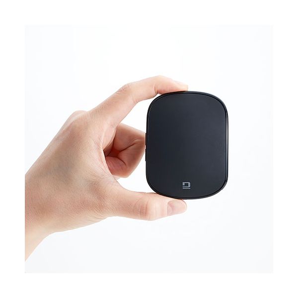 ナカバヤシ Digio 無線充電式スライド静音5ボタンBlueLEDマウス ブラック MUS-RKF235BK