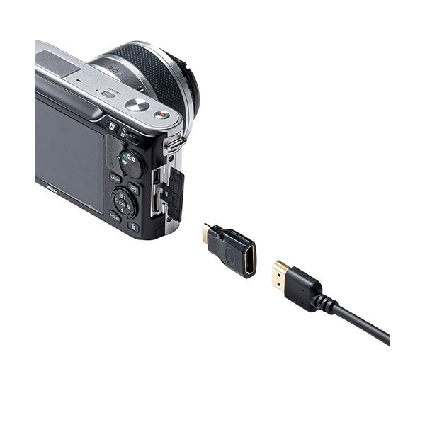 【5個セット】 サンワサプライ HDMI変換アダプタ ミニHDMI AD-HD07MKX5