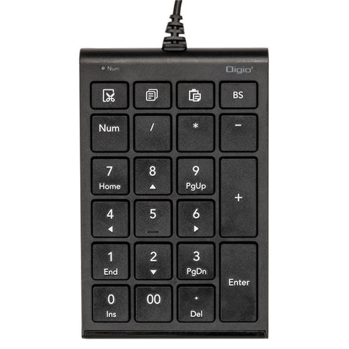 Digio2 有線 USBテンキーボード TNK-SU238BK ブラック