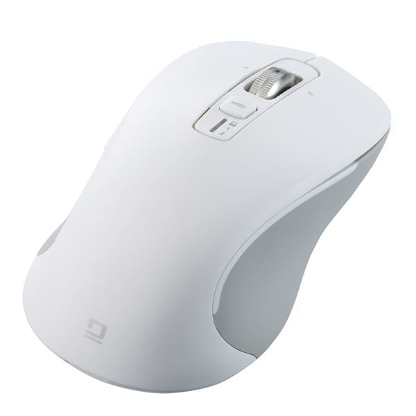 Digio2 感動ホイールマウス 静音5ボタンBlueLEDマウス L ホワイト MUS-DKF243-W