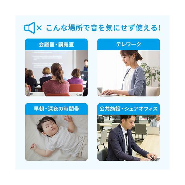 サンワサプライ 静音Bluetoothキーボード テンキーあり SKB-BT37BK