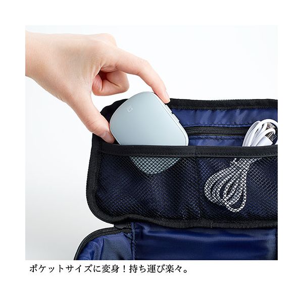 ナカバヤシ Digio 無線充電式スライド静音5ボタンBlueLEDマウス ブルー MUS-RKF235BL