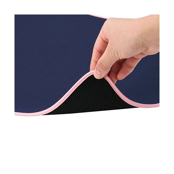 エレコム ウェーブ×バイカラーデスクマット UKIU ネイビー MP-UKDM01NV