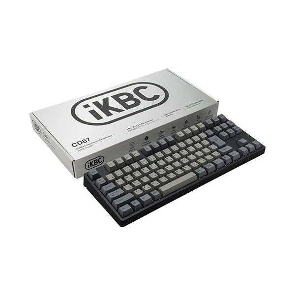 プリンストンiKBC製 JIS配列 91キー メカニカルキーボード 茶軸タクタイル IK-CD87-G／BR-BK 1台