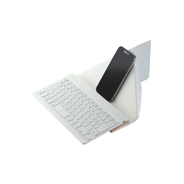 エレコム 充電式Bluetooth Ultra slimキーボード Slint ホワイト TK-TM15BPWH