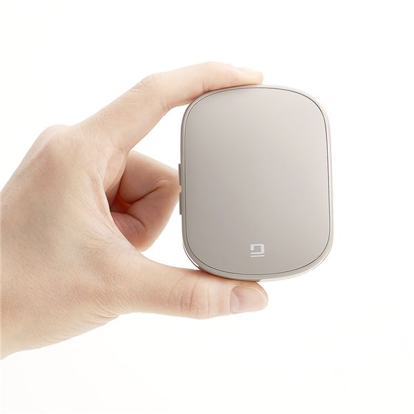 Digio2 無線充電スライド静音5ボタンBlueLEDマウス グレージュ MUS-RKF235-GY