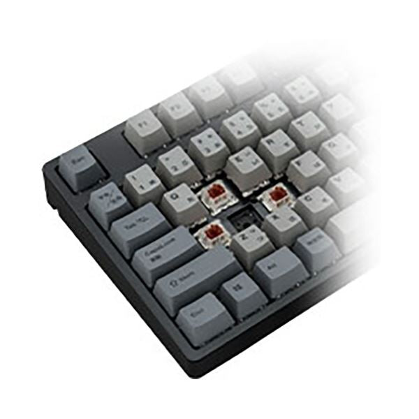 プリンストンiKBC製 JIS配列 91キー メカニカルキーボード 茶軸タクタイル IK-CD87-G／BR-BK 1台