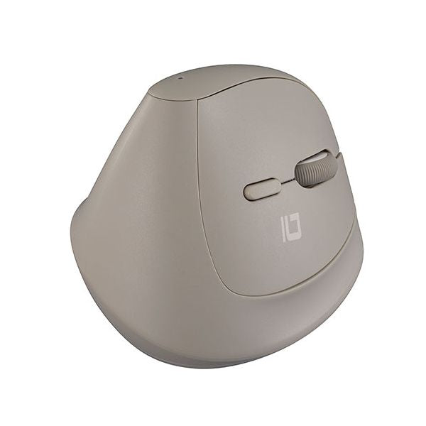 ナカバヤシ PICK! Bluetoothミニエルゴ静音5ボタンBlueLEDマウス グレージュ MUS-BKF223GY