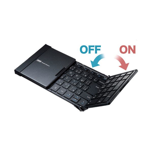 サンワサプライBluetooth折りたたみフルキーボード ブラック SKB-BT35BK 1台