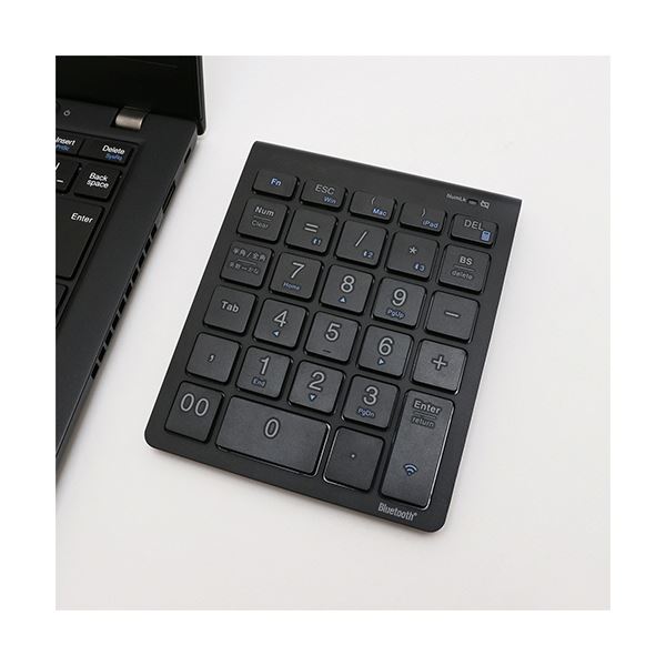 ナカバヤシ ミヨシBluetoothテンキー ブラック TENBT02／BK 1個