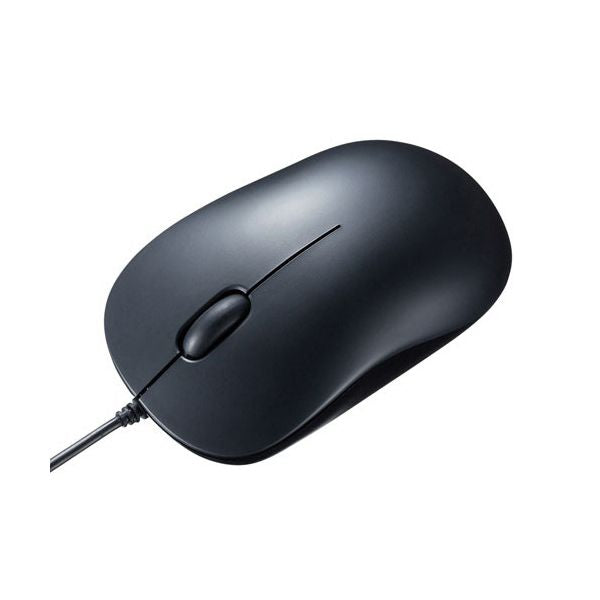サンワサプライ 有線Type-CブルーLEDマウス（静音タイプ） ブラック MA-BLC194SBK 1個