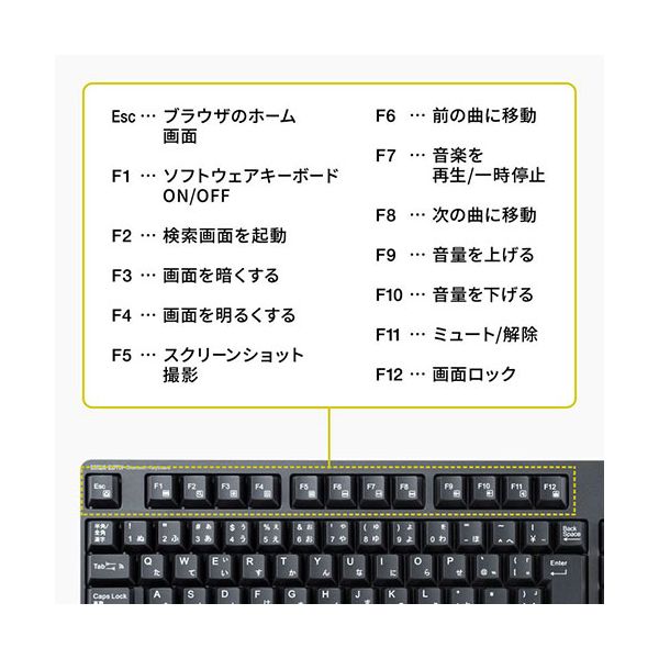 サンワサプライ Bluetoothキーボード ブラック SKB-+G189:G201BT40BK