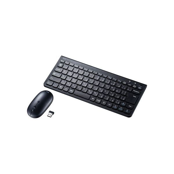 サンワサプライ マウス付きワイヤレスキーボード ブラック SKB-WL32SETBK