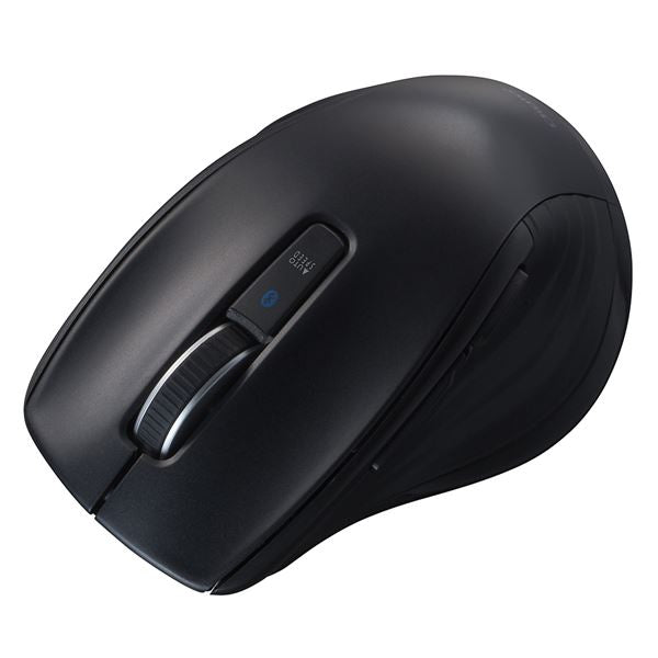 Digio2 Bluetooth 静音マウス 5ボタン／BlueLED MUS-BKF228BK ブラック