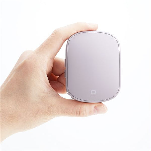 Digio2 無線充電スライド静音5ボタンBlueLEDマウス スモーキーピンク MUS-RKF235-P