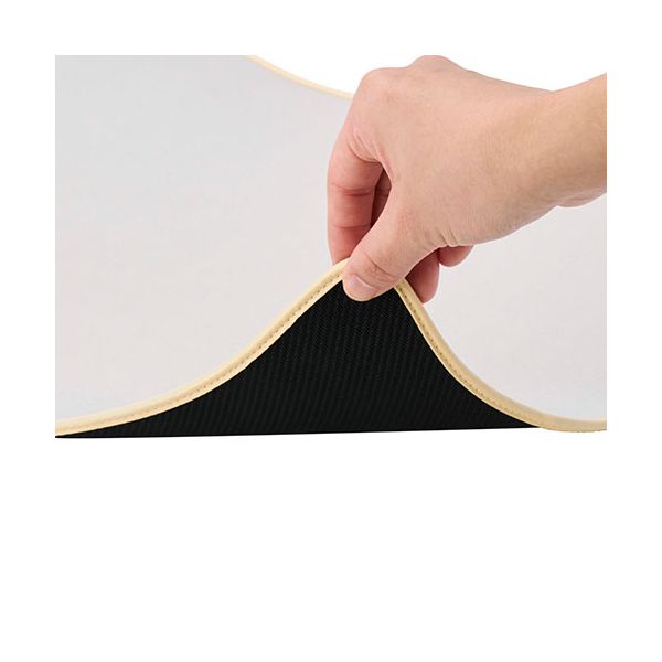 エレコム ウェーブ×バイカラーデスクマット UKIU グレー MP-UKDM01GY