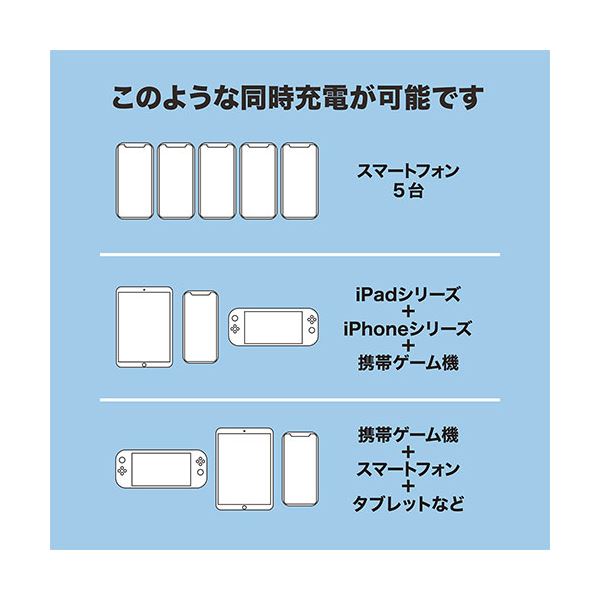 MCO USB-ACアダプタ 2.4A 自動出力制御 ブラック IPA-60U2／BK