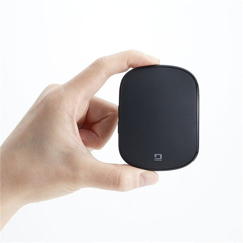 Digio2 無線充電スライド静音5ボタンBlueLEDマウス ブラック MUS-RKF235-BK